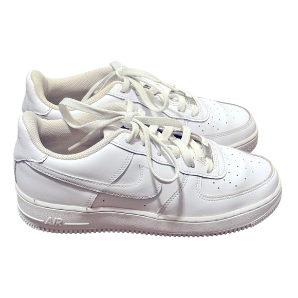 Nike Air Force Ones Unisex Sneakers Running Shoes Size 7Y School Basketball - Picture 3 of 10